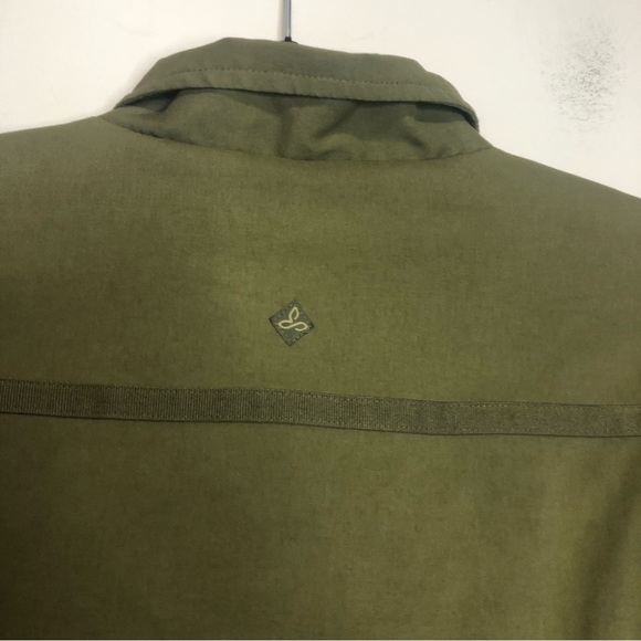 PrAna Lydia Zip Front Olive Green Utility Jacket, size L - Picture 8 of 13